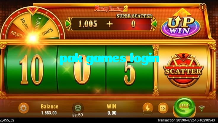 pak games login casino presented on mobile device in Pakistan with slots and live games